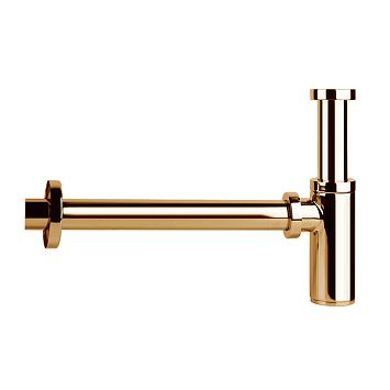 Gessi Сифон для раковины, круглый, Copper PVD