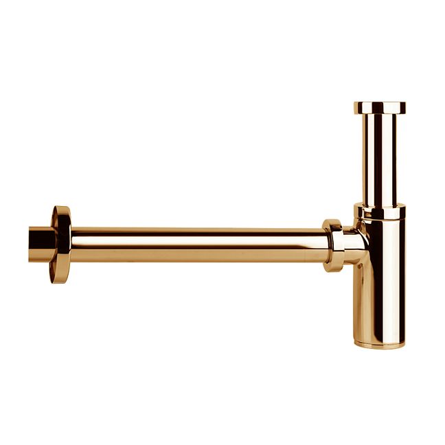 Gessi Сифон для раковины, круглый, Copper PVD