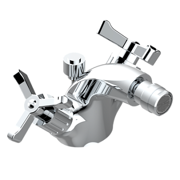 Смеситель для биде  THG Hamptons на одно отверстие с поворотным аэратором и донным клапаном