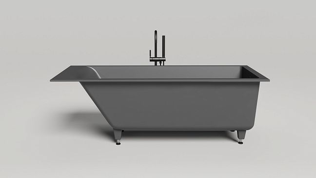 Ванна встраиваемая Cascata 170x70, матовая, покраска по RAL полностью