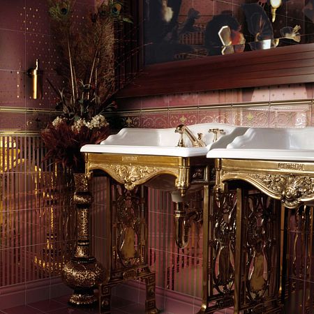 Керамическая плитка Petrachers Grand Elegance Gold Riga Grande Oro Su Bordeaux Luc 20x20