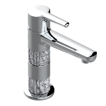 Смеситель THG System Howlite для раковины однорычажный с высоким изливом и донным клапаном