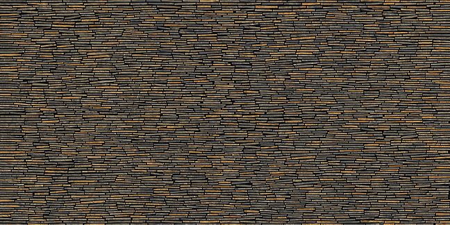 Керамогранит Emil Ceramica Tele di Marmo Reloaded Fossil Brown Malevic Battuto Di Listelli Lappato 120x240