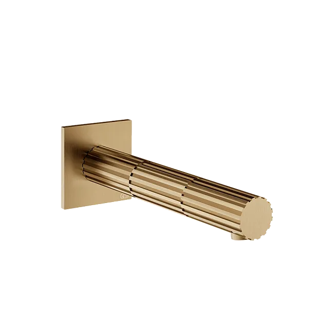Gessi Incastri Излив для ванны, L-191мм, цвет 726 Warm Bronze Brushed PVD