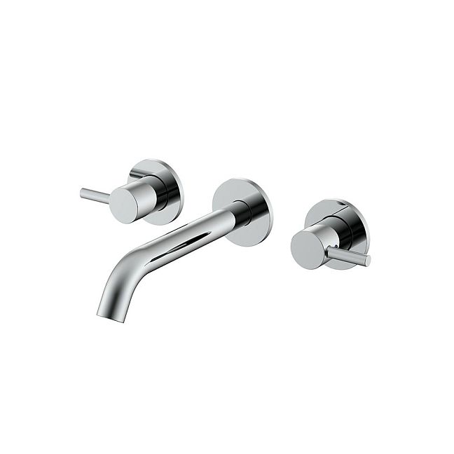 Nemo NM-2316CR Смеситель из стены для раковины с донным клапаном CHROME PLATED