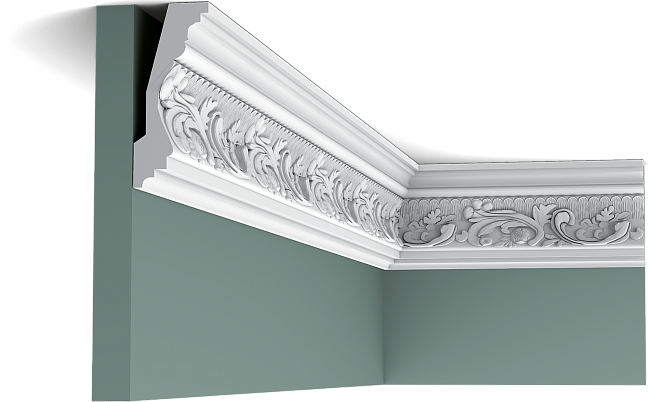 Карниз Orac Décor C201F гибкий полимер 200,0 x 4,8 x 11,6