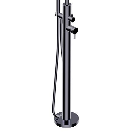 Ручка смесителя для ванны Ritmonio Diametro35 Elegance цвет брашированный черный хром