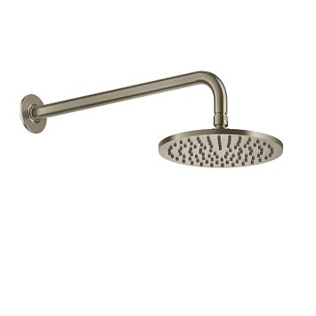 Gessi Inciso Душевая головка настенная, шарнирная на 1/2, 200мм, Finox Brushed Nickel
