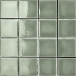 Керамогранит Mutina Din Light Green Glossy 7,4X7,4 Rete 30,2X30,2 купить в Москве: интернет-магазин StudioArdo