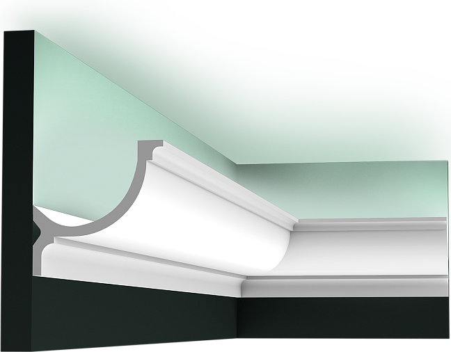 Профиль освещения верхний Orac Décor C902 пуротач 200,0 x 10,3 x 10,3