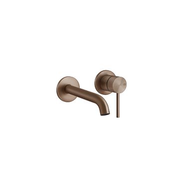 Gessi 316 Встраиваемый смеситель с изливом 210-180мм (внешние части), brushed copper pvd