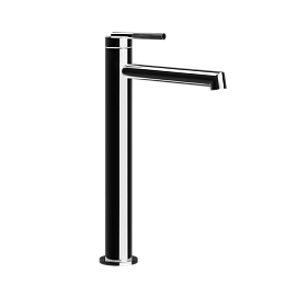 Смеситель для раковины Gessi Ingranaggio высокий h-326мм, с длинным изливом, цвет (299) черный. купить в Москве: интернет-магазин StudioArdo