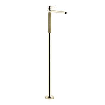 Gessi Venti20 Смеситель напольный для раковины, излив 208 мм, внешняя часть, Brass PVD