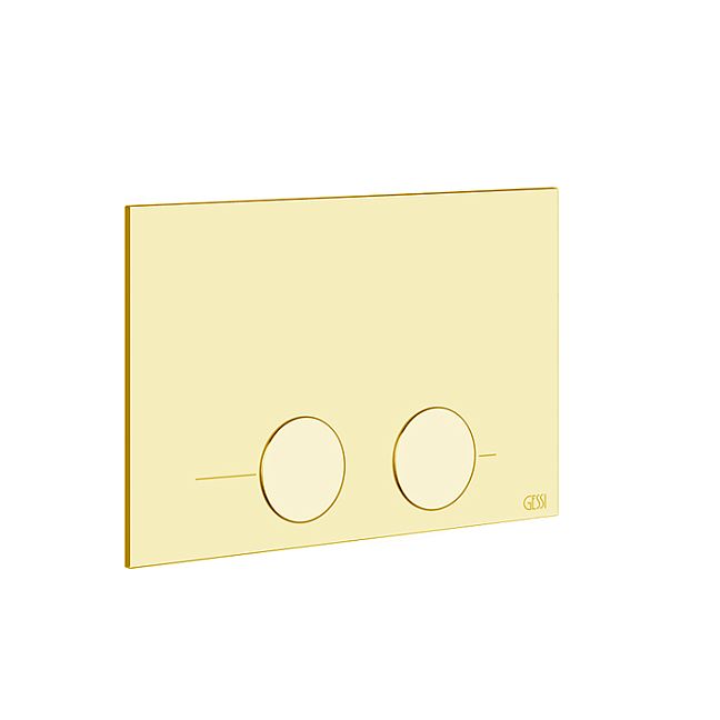 Gessi Клавиша смыва для унитаза, двойная, для систем инсталляций TECE, Gold PVD