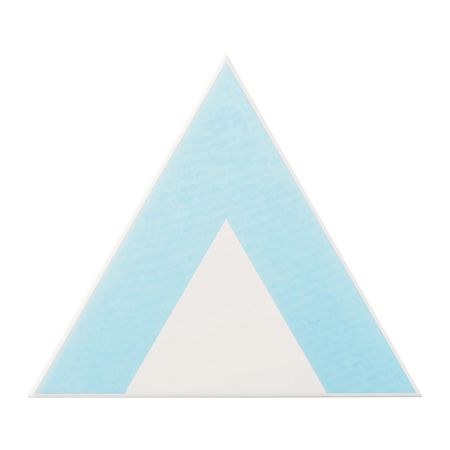 Керамическая плитка Petracers Triangolo Pinco Azzurro Su Bianco 17x17
