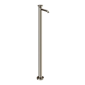 Gessi Origini Смеситель напольный (внешняя часть)., в компл с отделочной вставкой, Nickel PVD