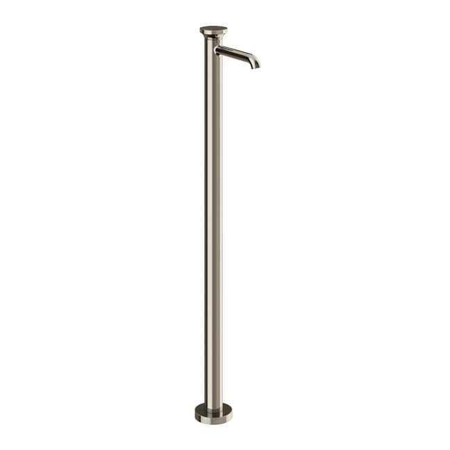 Gessi Origini Смеситель напольный (внешняя часть)., в компл с отделочной вставкой, Nickel PVD