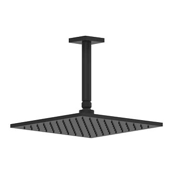 Gessi Rilievo Потолочная душевая головка на 1/2 250x250 мм, длина изгот. под заказ (105 - 1855 мм), nero XL