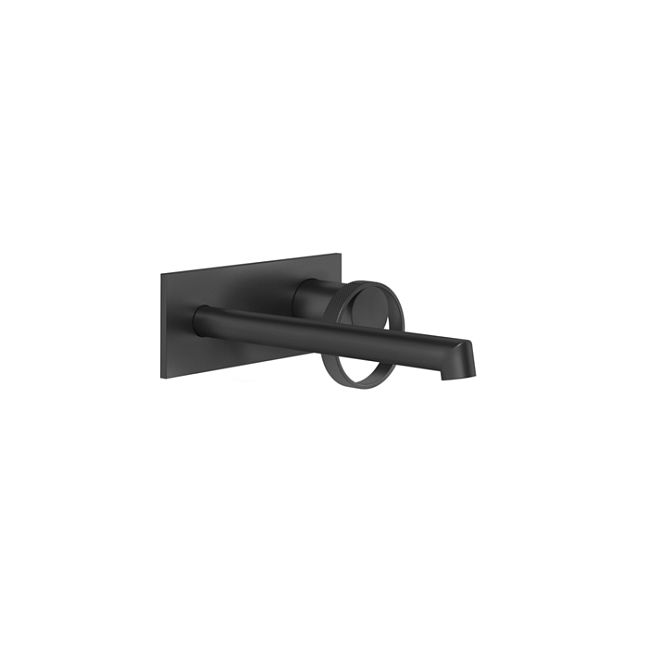 Gessi Anello Смеситель настенный, с изливом 194-214 мм, Black XL (внешняя часть)