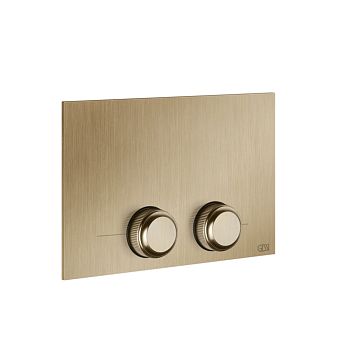 Gessi Venti20 Клавиша смыва для унитаза двойная, для инсталляций TECE, Warm Bronze Br. PVD