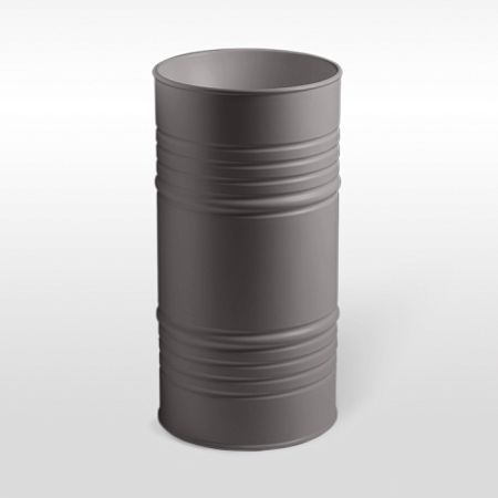 Раковина Kerasan  Artwork Barrel  45х90 см, без отв., напольная, слив в пол, в комплекте сифон, цвет: Ferro matt