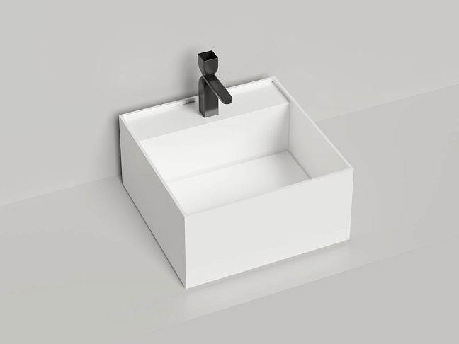 Раковина накладная Armonia SQUARE TOP 02
без отверстия под смеситель