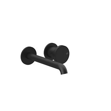 Gessi Origini Смеситель для раковины встраиваемый с изливом, в компл с отд вставкой, Black XL (внешняя часть)
