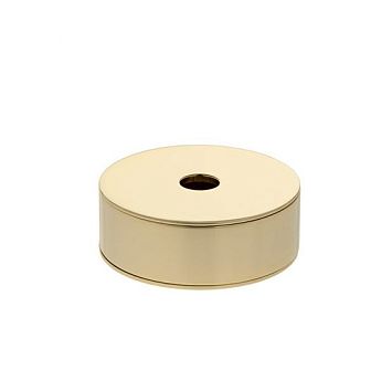 Oasis Accessories Мини Бокс Глянцевый Золотой Ø110 X H40 mm