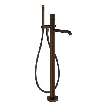 Gessi Habito Diamantato Смеситель для ванны напольный, однорычажный, Dark Bronze