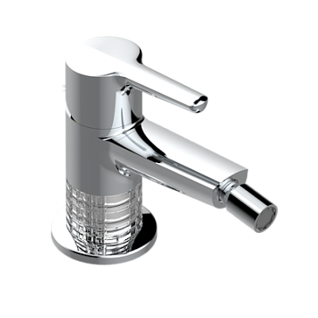 Смеситель THG System Cristal a manettes однорычажный для биде с донным клапаном