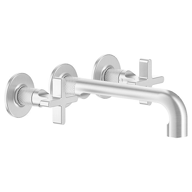 Gessi Inciso Встраиваемый смеситель для раковины на 3 отверстия с изливом 210-190мм (внешние части), хром