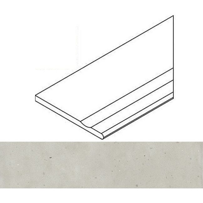 Italon Бордюр из керамогранита Avantgarde Pure Bordo 30x120 Svasato Round Dx