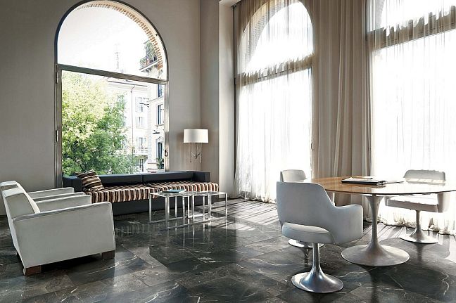 Керамогранит Cerim Timeless Black Deep Luc 120x60