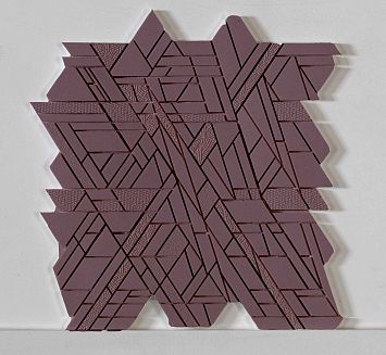 Микромозаика Sergio Savino Meteorite Decorato 25,3x26,7 Purple Brown