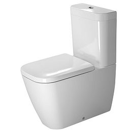 Duravit Happy D.2 Бачок с механизмом двойного смыва, хром, 6/3 л., для подключения снизу слева, 395x160мм, цвет: Белый купить в Москве: интернет-магазин StudioArdo