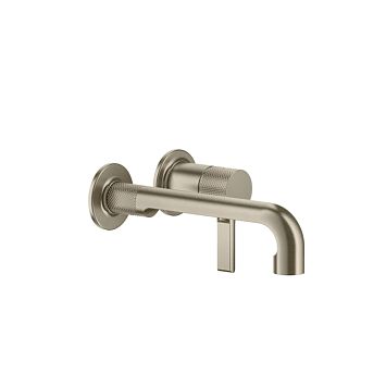Gessi Inciso Встраиваемый смеситель для раковины с изливом 219-189мм (внешние части), Finox Brushed Nickel