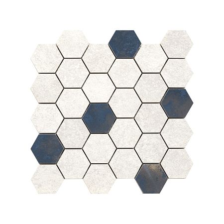 Керамическая плитка Peronda Decor Grunge White Mat Hexa AS 28,3x29,4