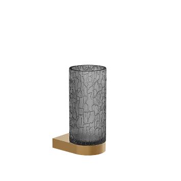 Gessi Incastri Стакан подвесной, основание окрашено в цвете 726 Warm Bronze Brushed PVD