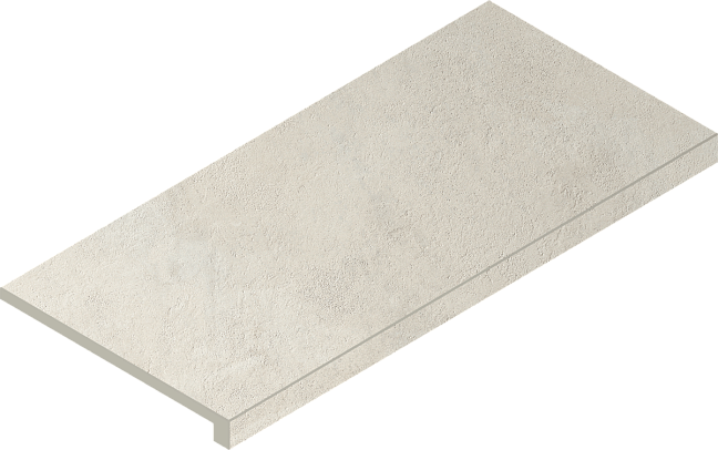 Italon Керамогранитная угловая ступень Millennium Scal. Ang. DX Pure 33x60 Nat