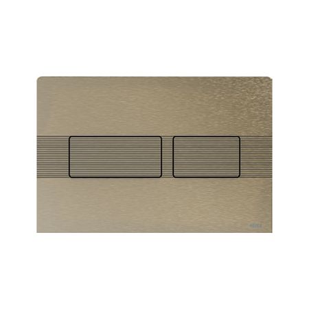 TECEsolid Панель смыва металл с текстурой линии, цвет никель