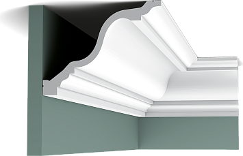 Потолочный карниз Orac Décor C334F гибкий полимер 200,0 x 19,5 x 15,0