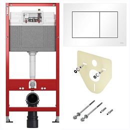 Комплект инсталляции 4 в 1 с панелью смыва ТЕСЕnow для установки подвесного унитаза (9400413) купить в Москве: интернет-магазин StudioArdo