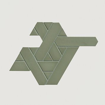 Mutina Керамогранит Weaving San Jiao Green 42,9x30,3 Matt