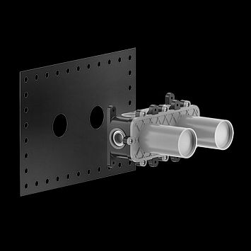 Встроенная часть смесителя Gessi  для раковины, шлифованная сталь