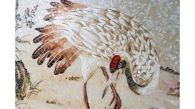 Панно ART NATURA Журавль и Гончая  120x300 см