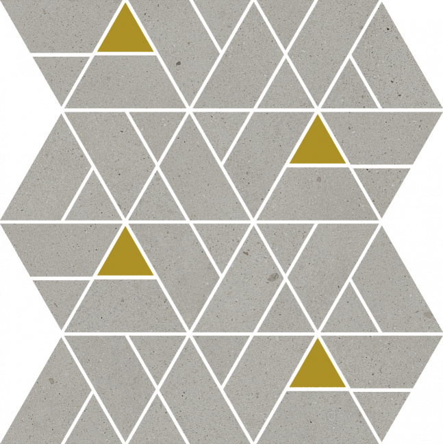 Italon Керамогранитная мозаика Avantgarde Silver Mosaico Luxor