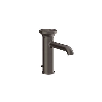 Gessi Origini Смеситель для раковины с донным клапаном, в компл с отд вставкой, Black Metal Brushed PVD