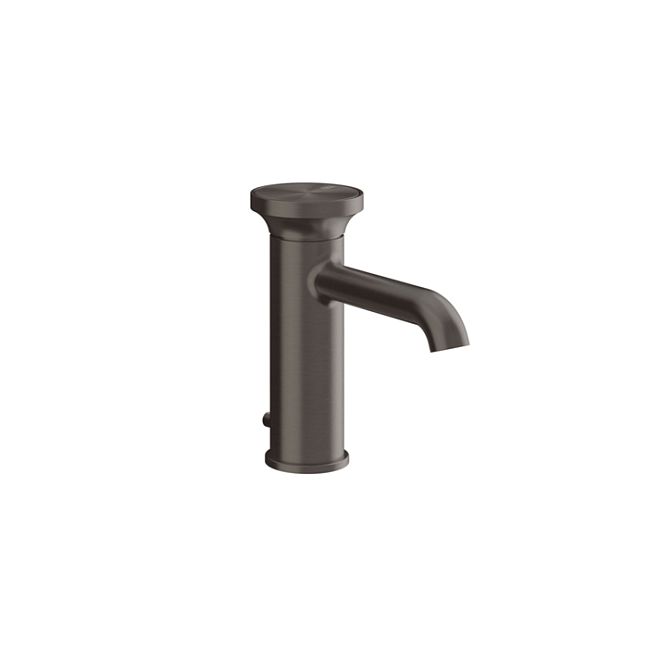 Gessi Origini Смеситель для раковины с донным клапаном, в компл с отд вставкой, Black Metal Brushed PVD