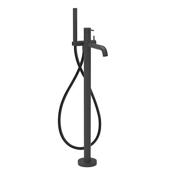 Gessi 316 Напольный смеситель для ванны с душевой лейкой (внешние части), Black XL