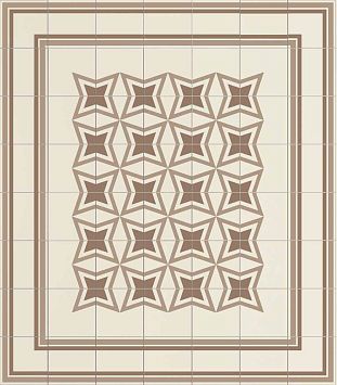 Керамогранит Etruria Vintage Pattern 10 Угол 20x20см